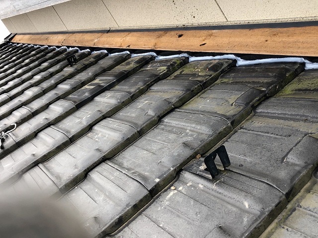 漆喰のやり直し